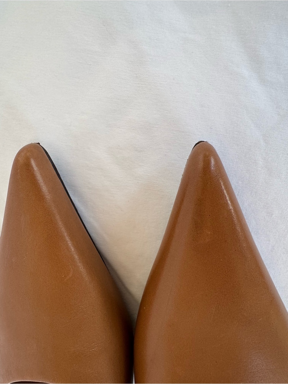 The Row Brown Pointed-Toe Slingback Heels - Picture 12 of 14